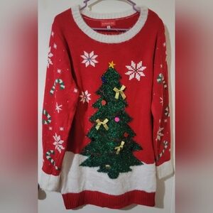 Womens Christmas Sweater/Sweater Dress Size XL NWOT
